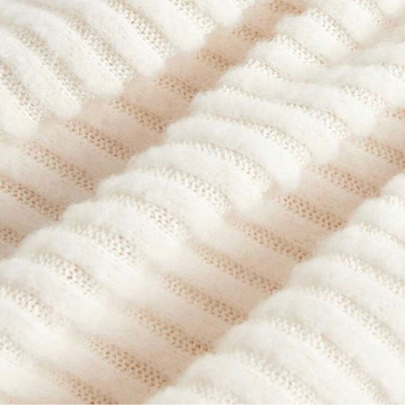 Warm White Asymmetrical Top - Picture 6 of 6